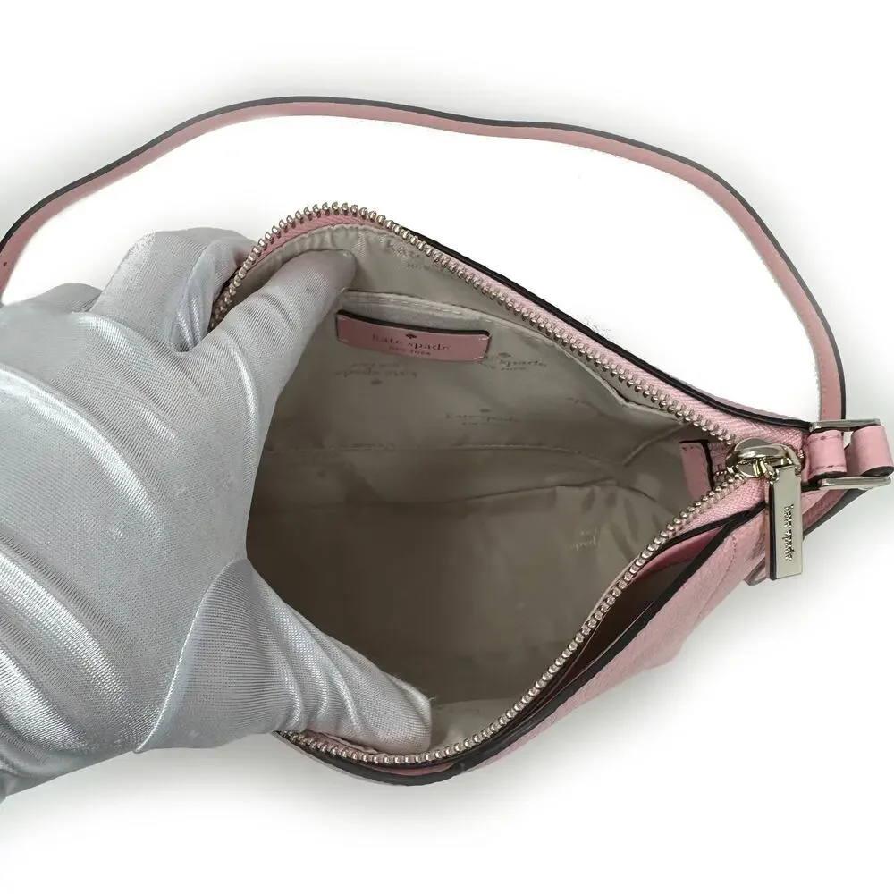 Kate Spade Harlow Crossbody Purse Tea Rose Pink Leather WKR00058